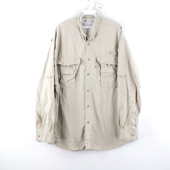 Columbia PFG chemise à manches longues boutonnée mouche